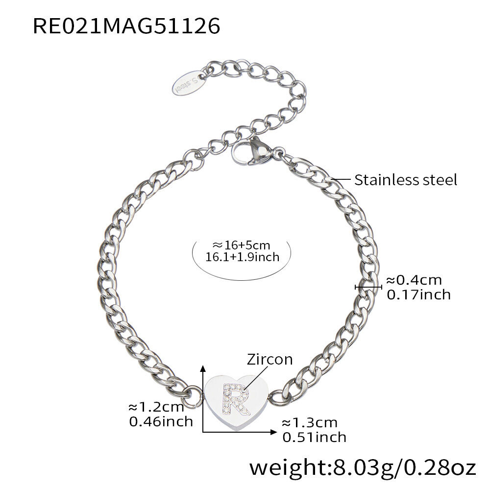 Re021-R Letter Steel Bracelet Picture41