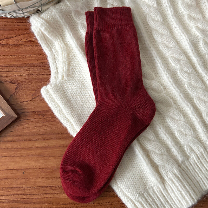 1 Pair Cute Elk for Christmas Mid-Calf Socks 
