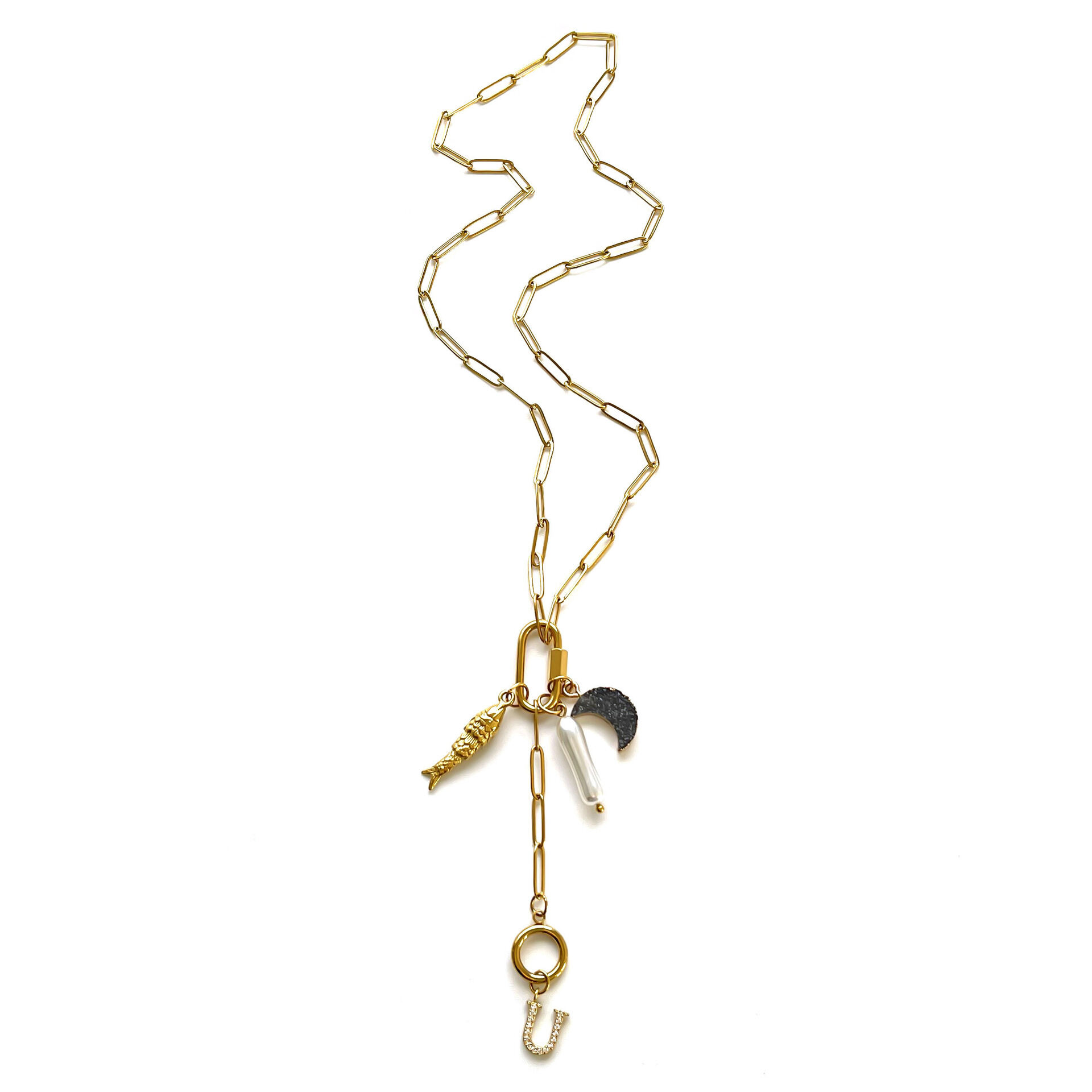 Letter U Necklace Picture21