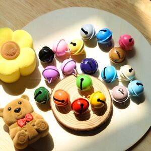 6 Pieces Classic Bell Iron DIY Women's Pendants h5 Picture3