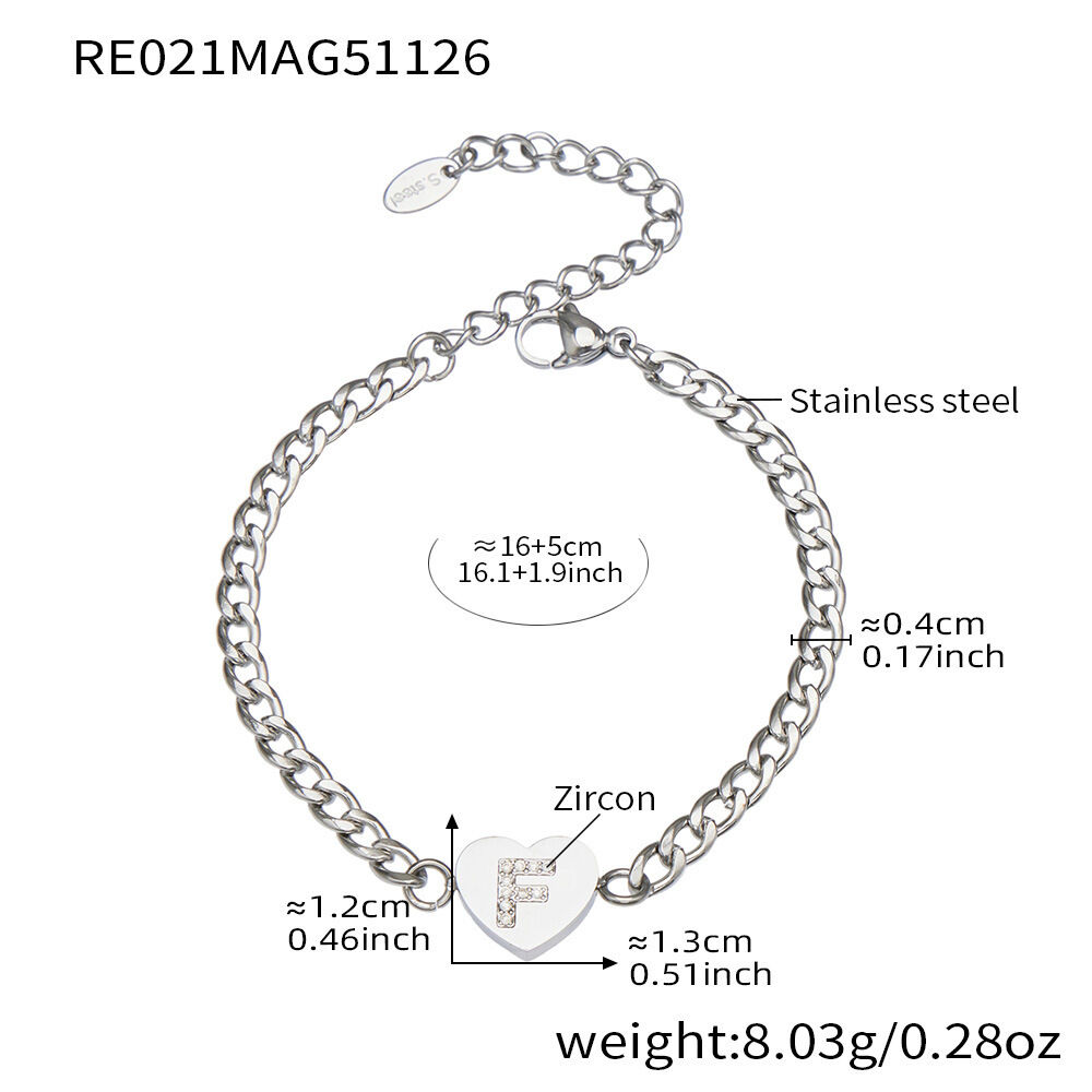 Re021-F Letter Steel Bracelet Picture35