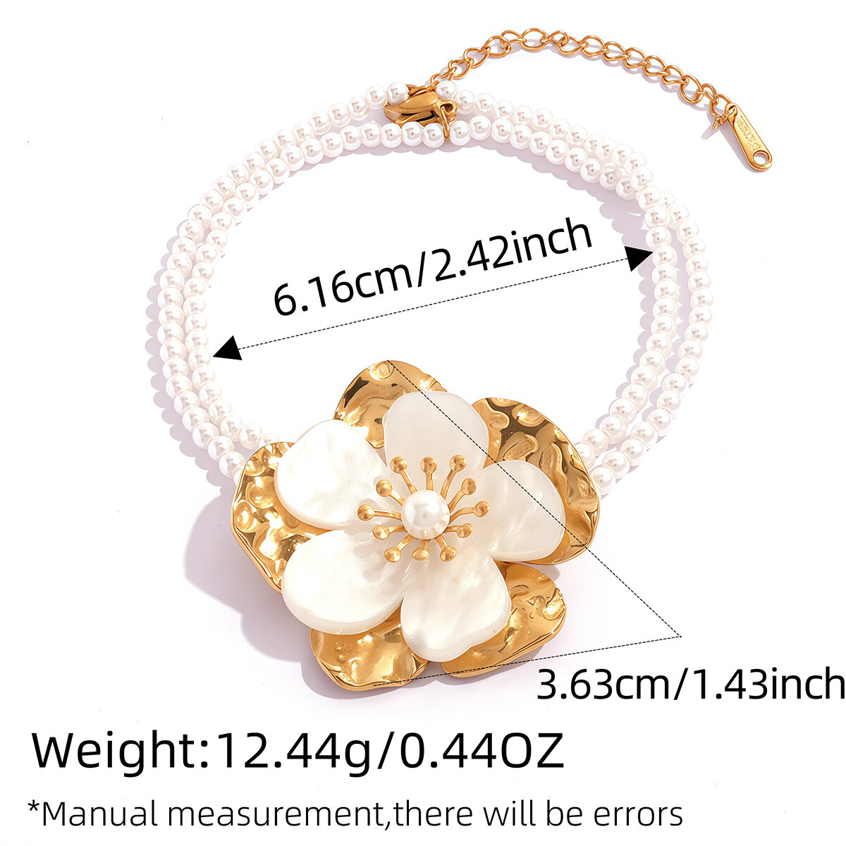 Gorgeous Flower - shaped Stainless Steel Waterproof Bracelet h5 Picture2