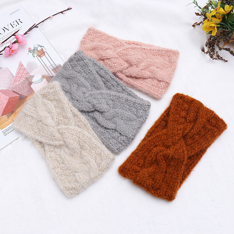 1 Piece Simple Series Casual Solid Color Wool Women's Hair Bands h5 Picture3