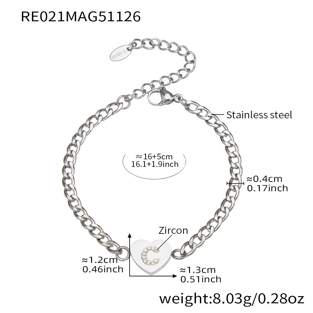 Re021-C Letter Steel Bracelet Picture32