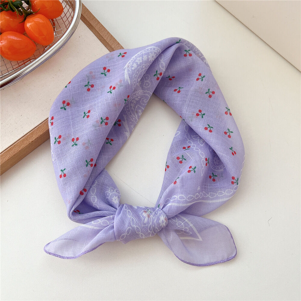 30 Cotton - Cherry Waist Flower Teardrop Frame Purple Picture30