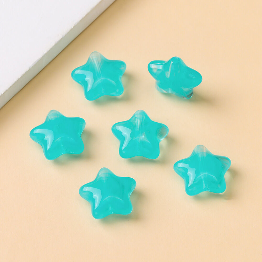 Perline acriliche fai da te a forma di stella della serie Jelly