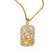 Oil-Dipped Diamond Zodiac Colored Square - Gold - Capricorn Picture4