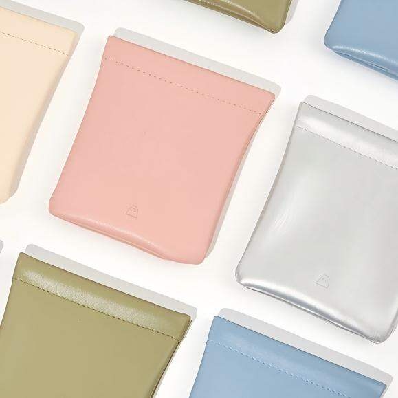 Daily Solid Color Pu Women's Makeup Mini Bags h5 Picture3