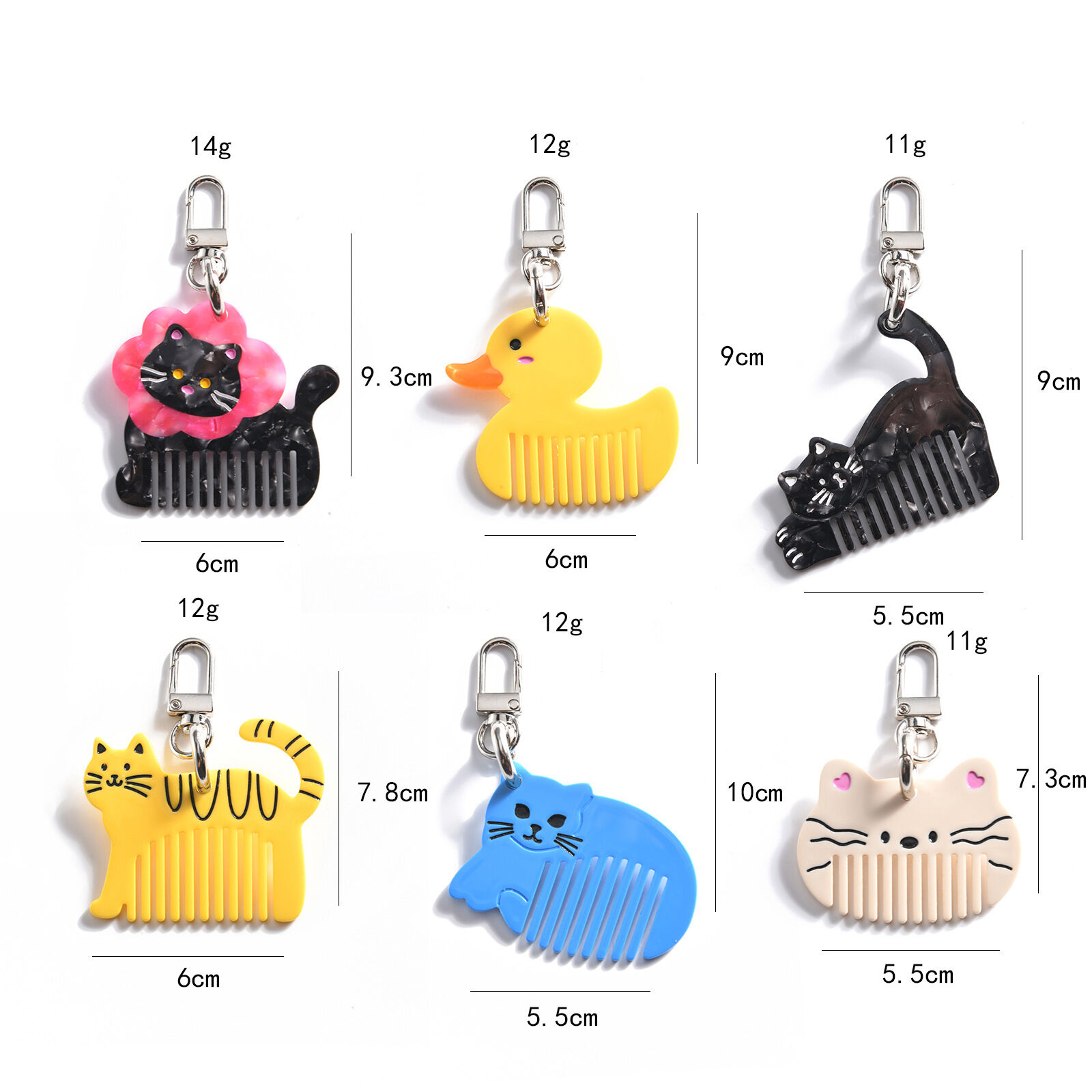 Adorable Kitty Acetate Women's Bag Charms Picture3