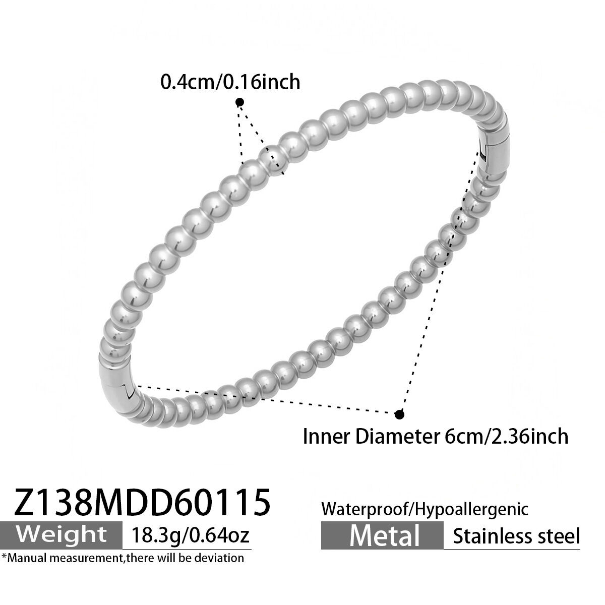 Charming Colorful Stainless Steel Waterproof&Anti-tarnish Gold Color Women's Bangles h5 