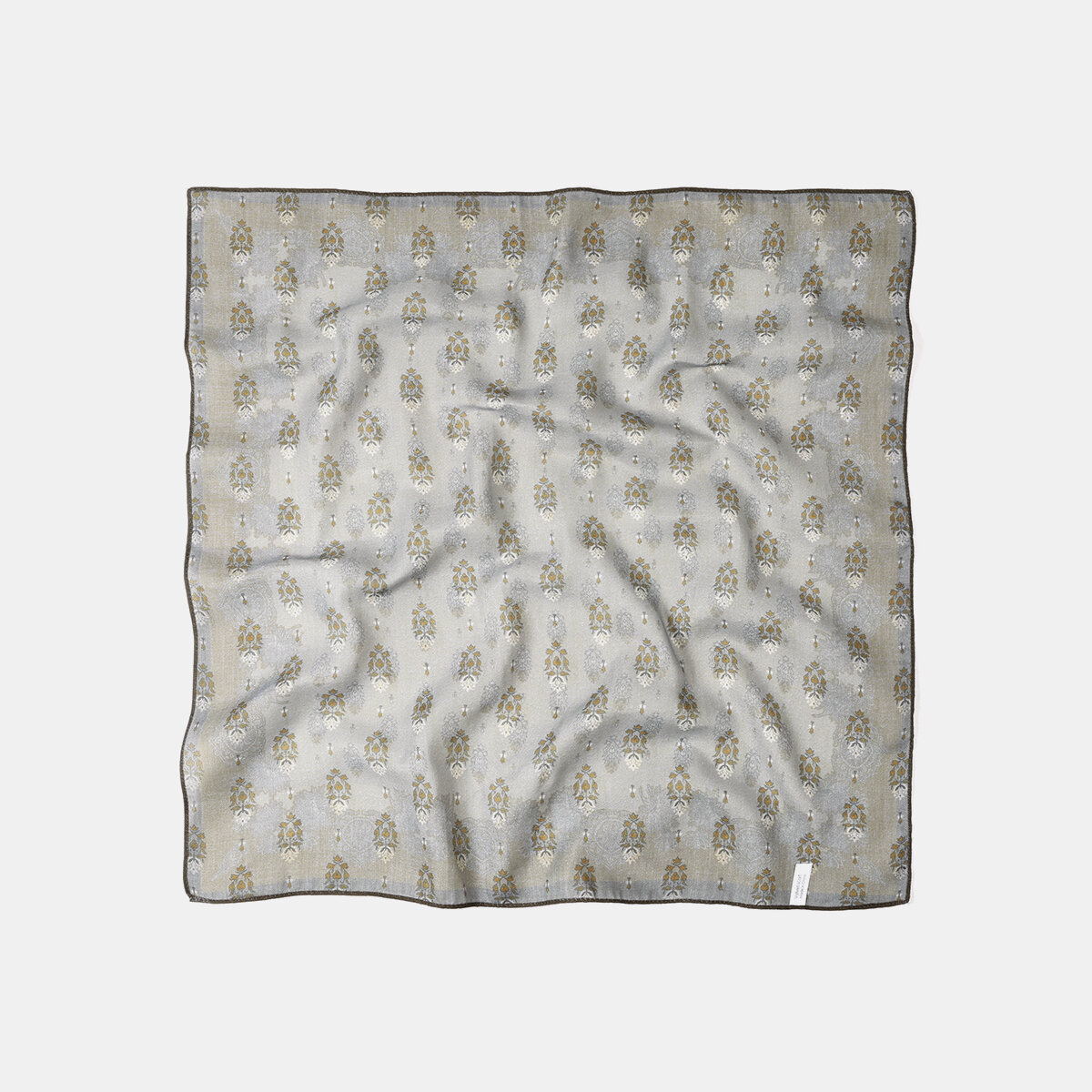 Retro Flower Polyester Bandana 2