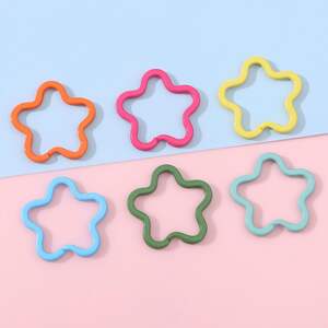 Sweet Flower DIY Alloy Women's Charms Keychain h5 Picture3