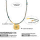 M090 - Gold Beaded Necklace 90Cm