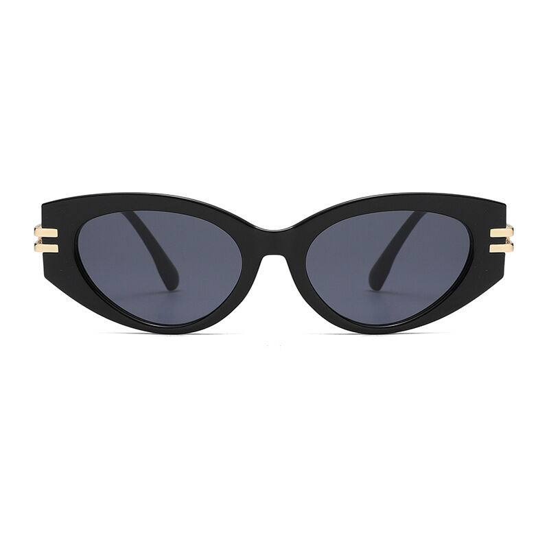 Simple Stylish Cat - eye Retro Women's Sunglasse Picture2