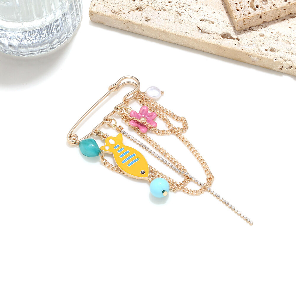 Cute Fish Alloy Brooch 2