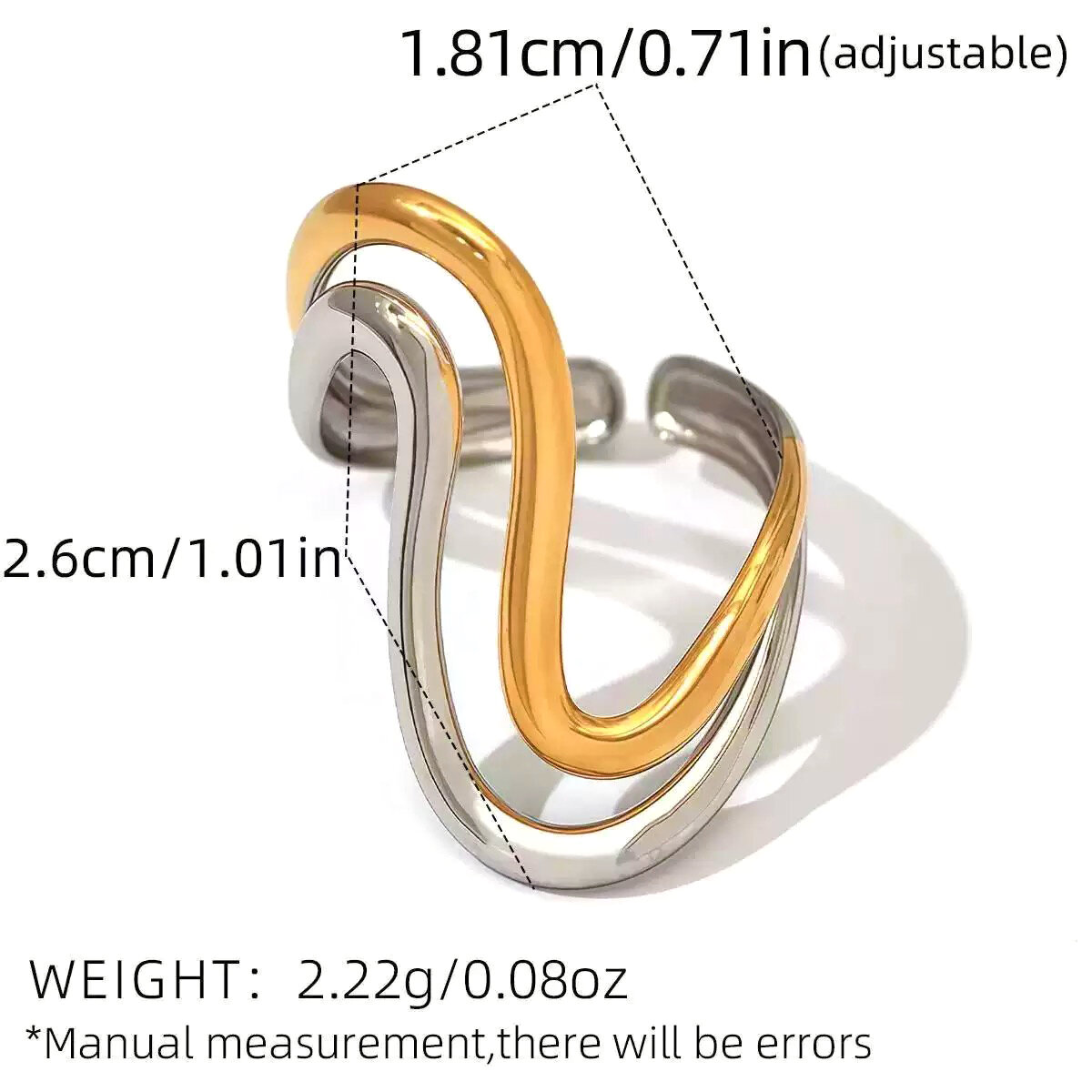 Gold And Silver Color/One Size/FA10-250530-3 Picture2