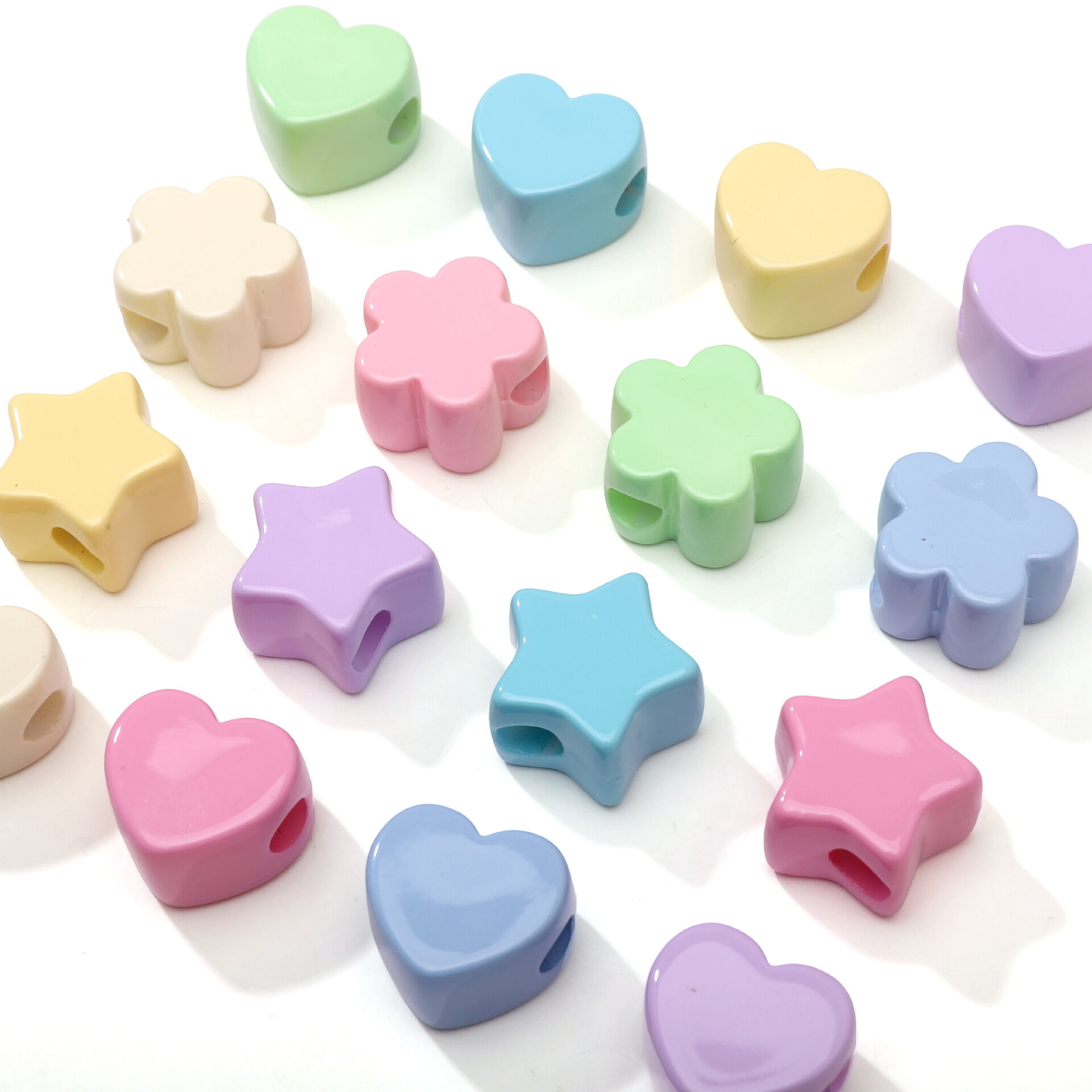 Modern DIY Flower Heart Star Acrylic Jewelry Basic Supplies Picture2
