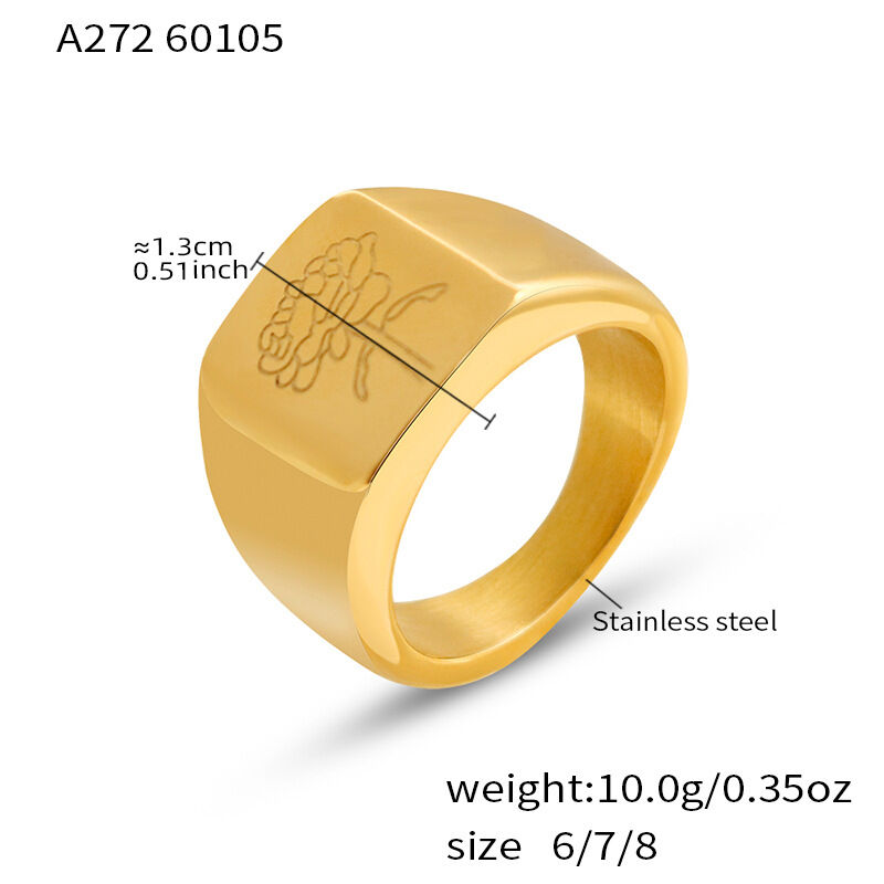 A272 - Gold Ring/No. 8 Picture6