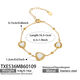 Txe536 - White Glass Stone Bracelet 16.5+5Cm Picture14