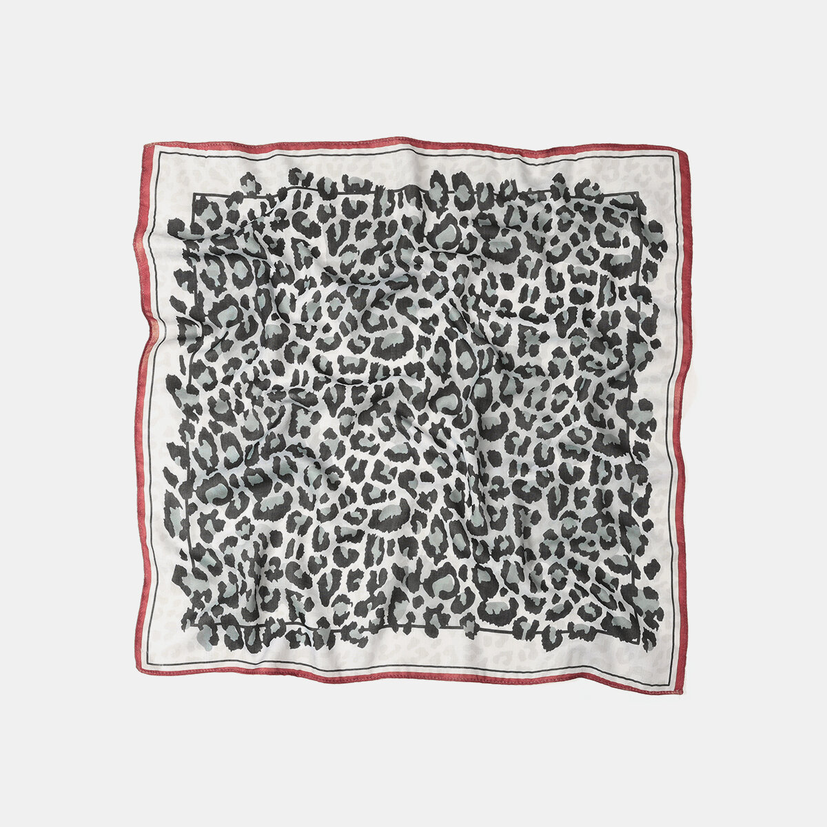 Retro Leopard Print Polyester Bandana