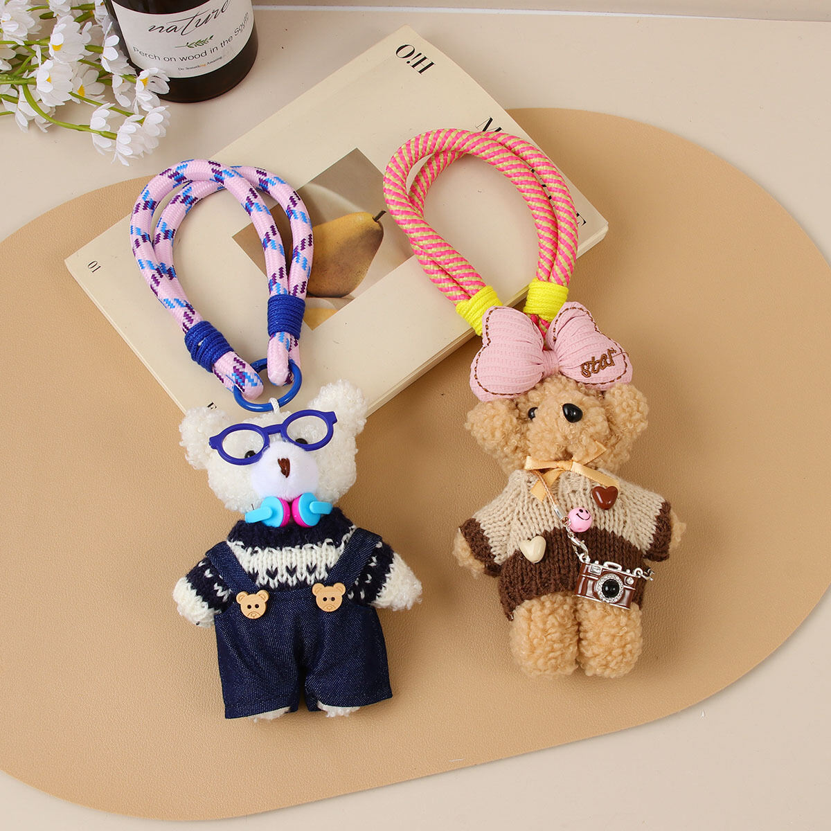 Simple Series Cute Animal Cartoon  Women's Bag charms h5 Picture2