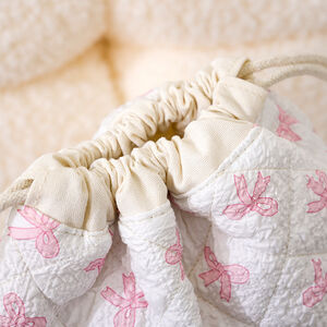 Trousse à maquillage à fermeture à sangle et motif floral doux h5 Image4