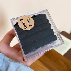 5-Pieces Simple Solid Color Elastic Hair Ties h5 Picture2