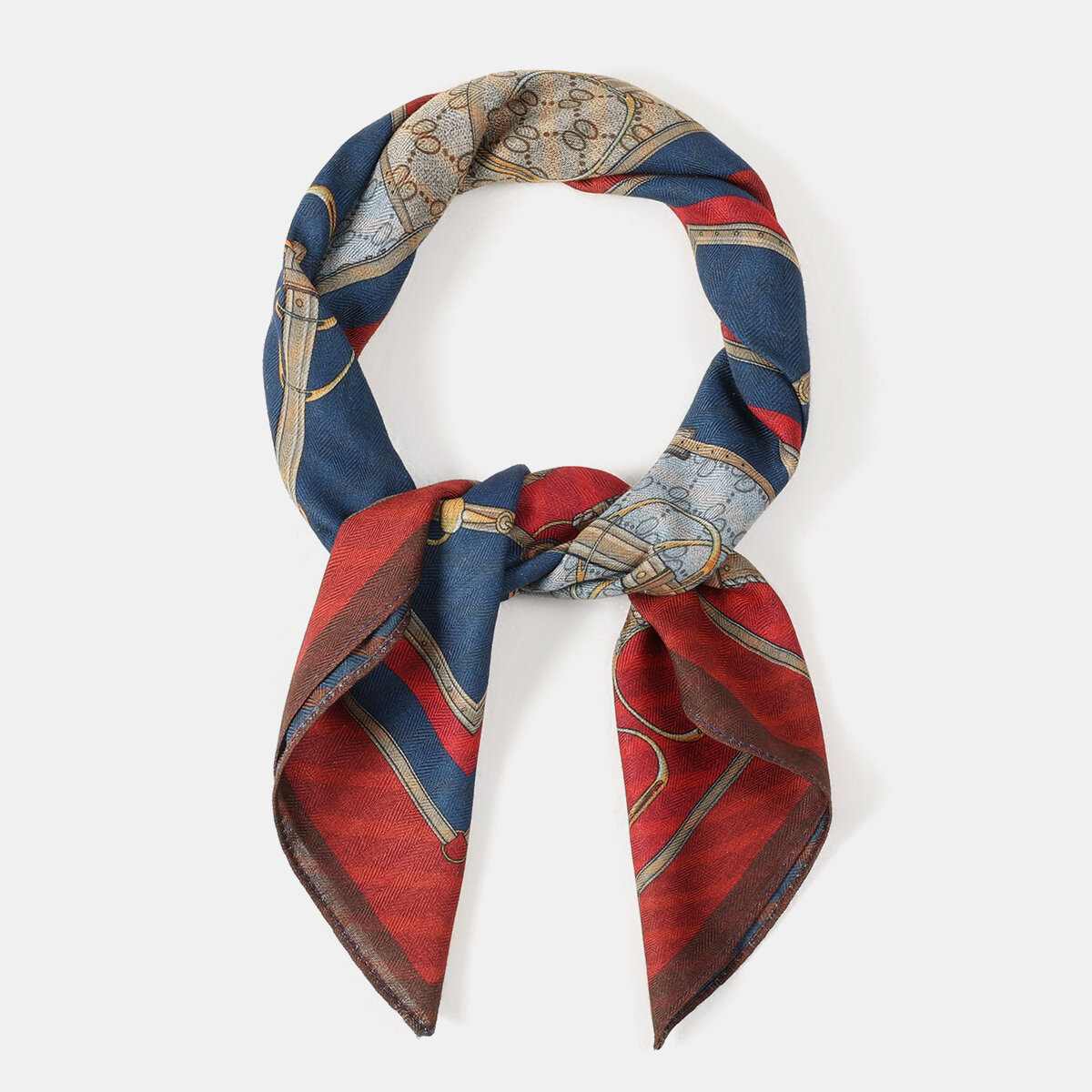 Retro Mixed Color Chain Polyester Bandana Picture2