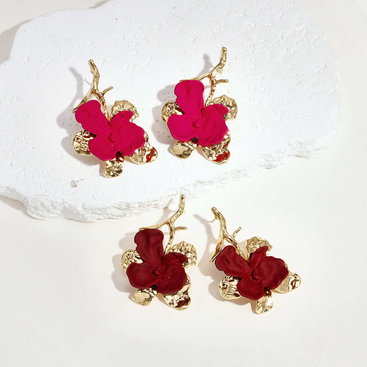 Ohrhänger aus der Romantic Series Daily Flower Alloy für Damen Bild6