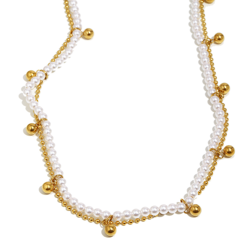 Elegant Imitation Pearl Beaded Necklace Picture2