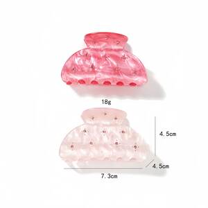 Luxurious Pink Star Acetate Women's Hair Claws h5 Picture5