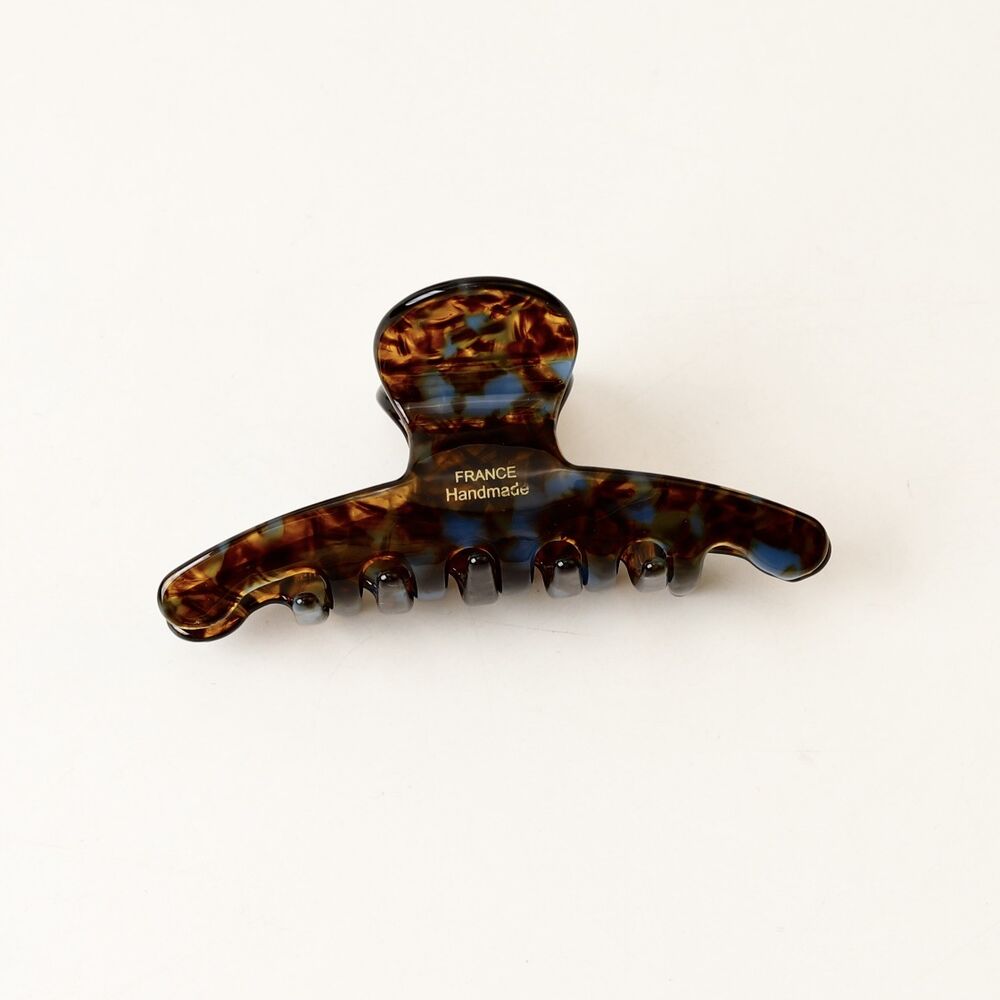 Simple Series Retro Letter Leopard Print Gradient Color Acetate Women's Hair Claws