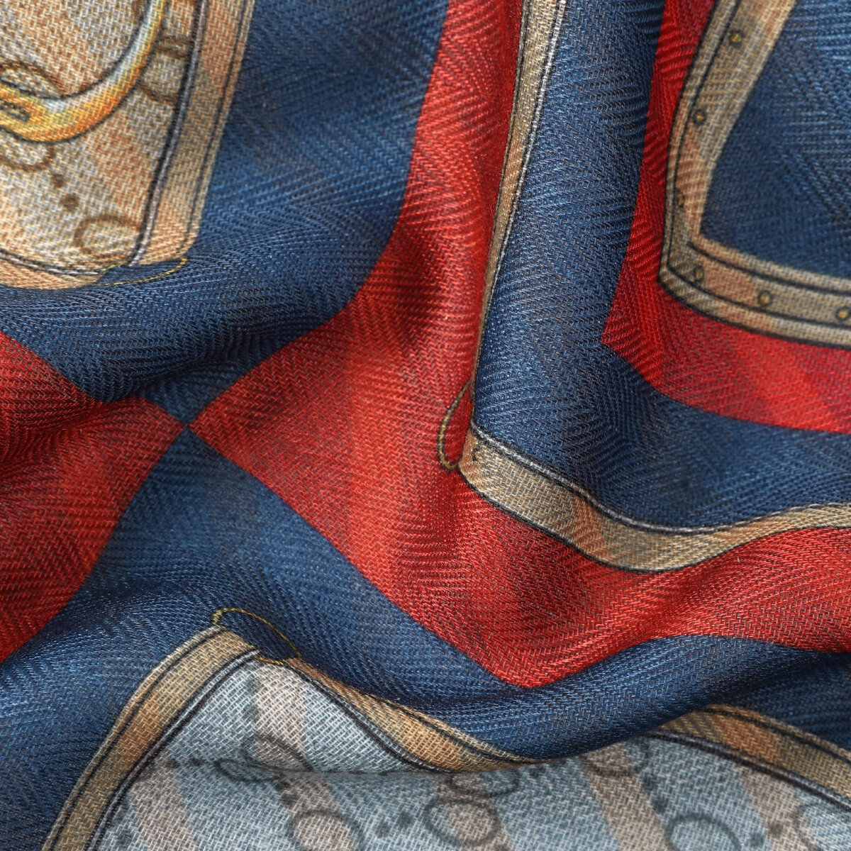 Retro Mixed Color Chain Polyester Bandana Picture4