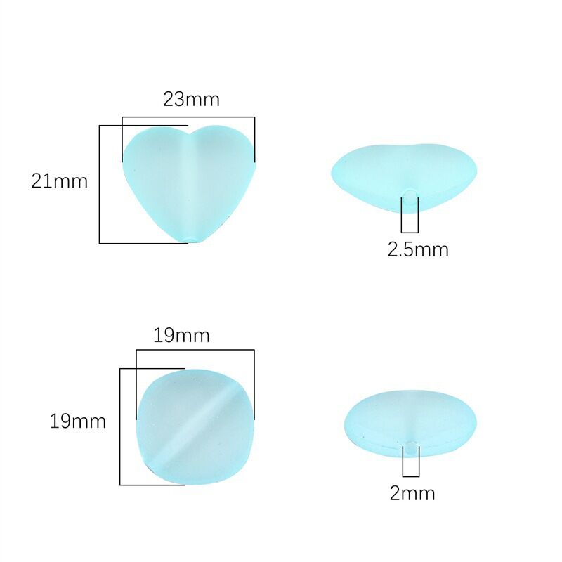 Dull Polish DIY Heart Acrylic Jewelry Basic Supplies h5 Picture5