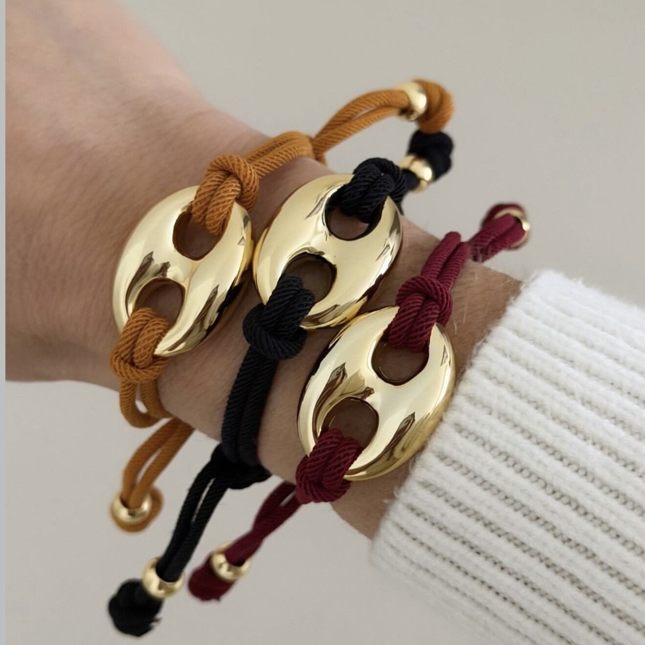 Chic Irregular Shape CCB Women's Braided Bracelets