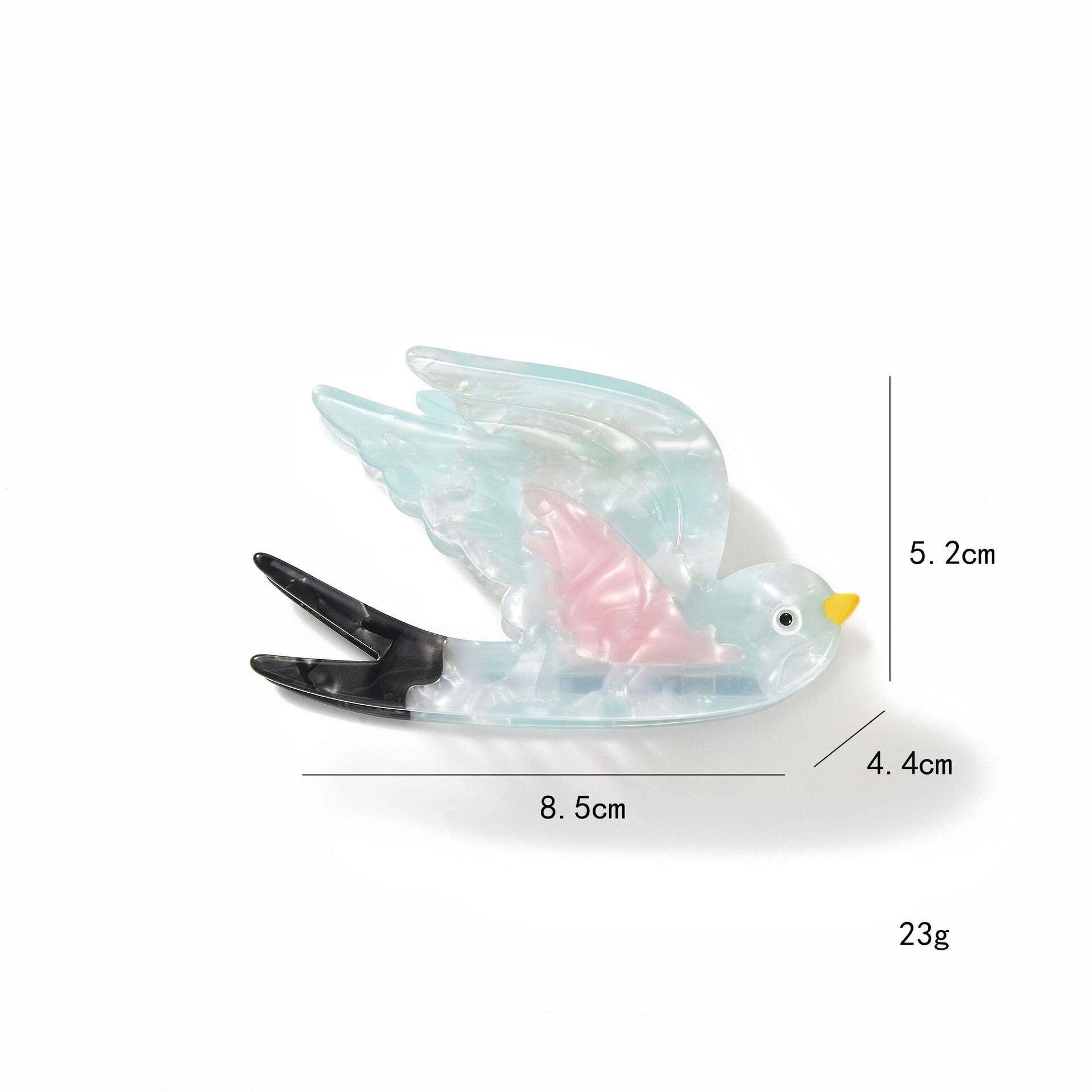 Simple Swallow Acetate Women's Hair Claws h5Picture4