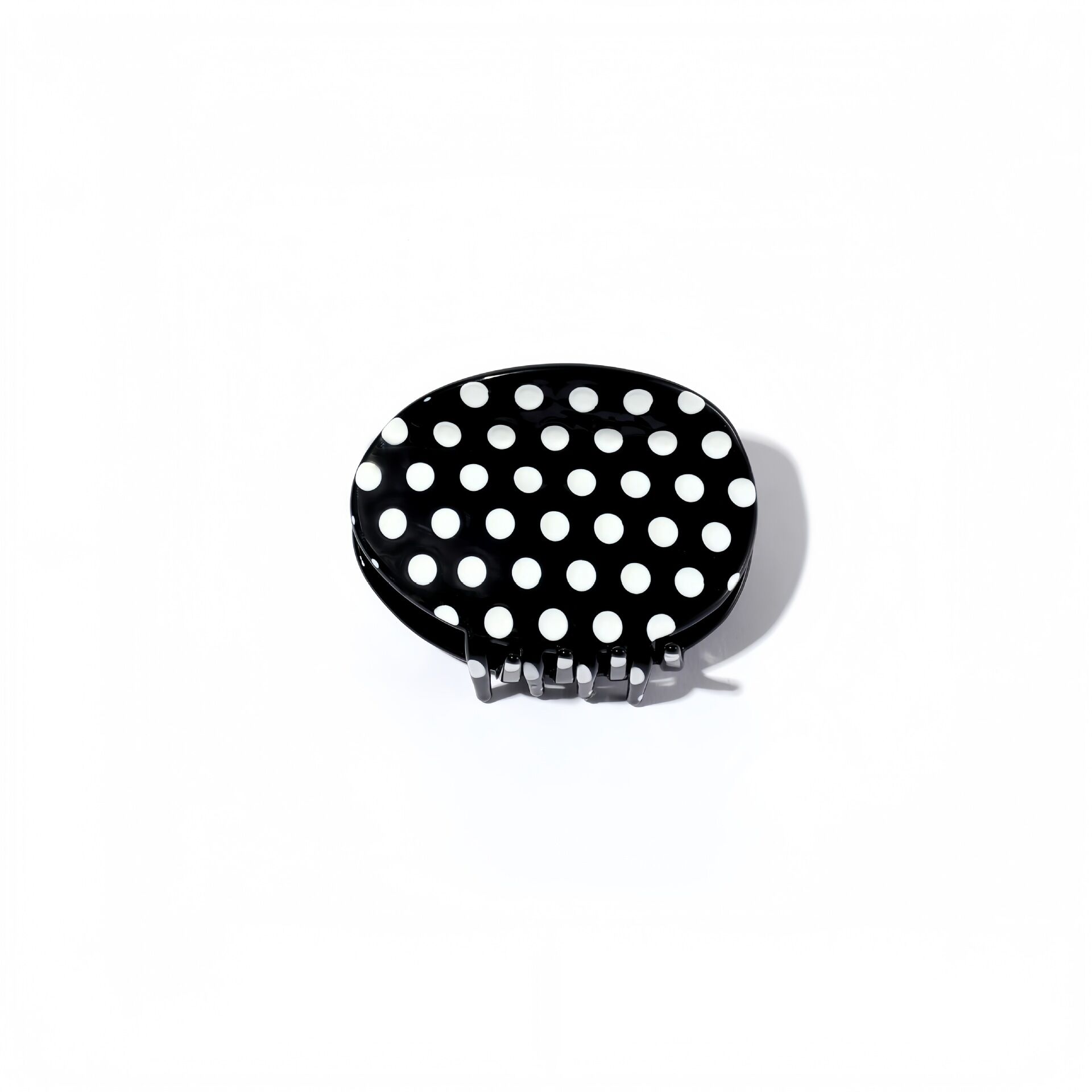 Sleek Stripe Polka Dots Acetate Women's Hair Claws h5 