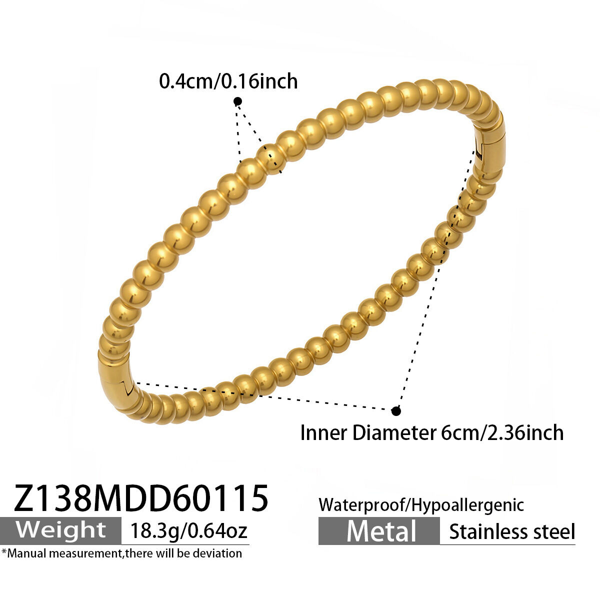 Z138 - Gold Bracelet Picture2