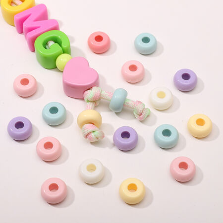 Fournitures de base pour bijoux en acrylique oblate à faire soi-même 2