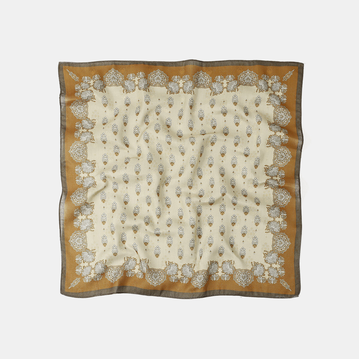 Retro Flower Polyester Bandana