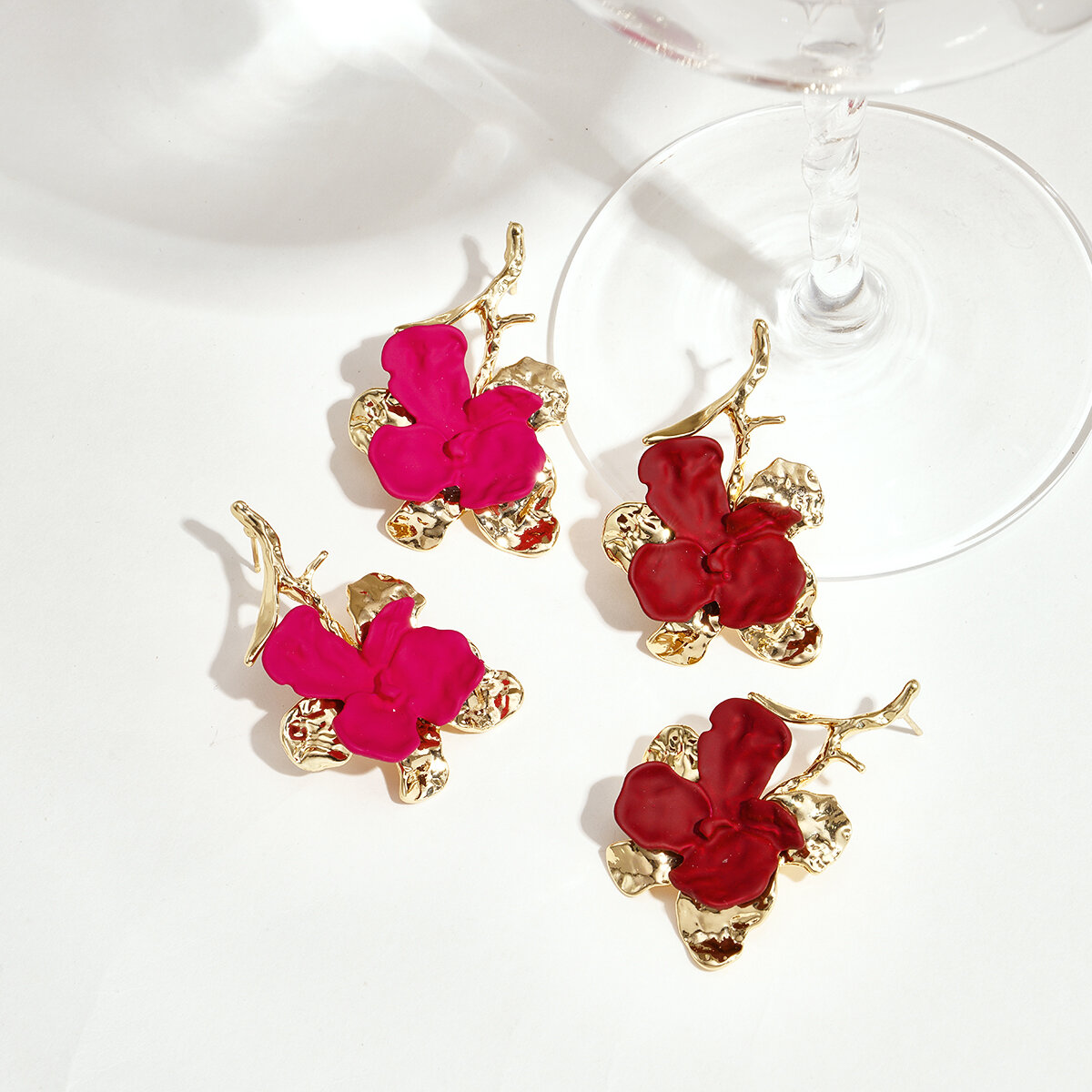 Ohrhänger aus der Romantic Series Daily Flower Alloy für Damen Bild5
