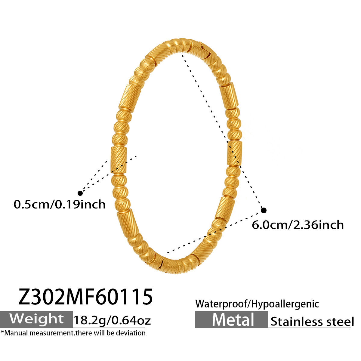 Z302 - Gold Bracelet Picture4