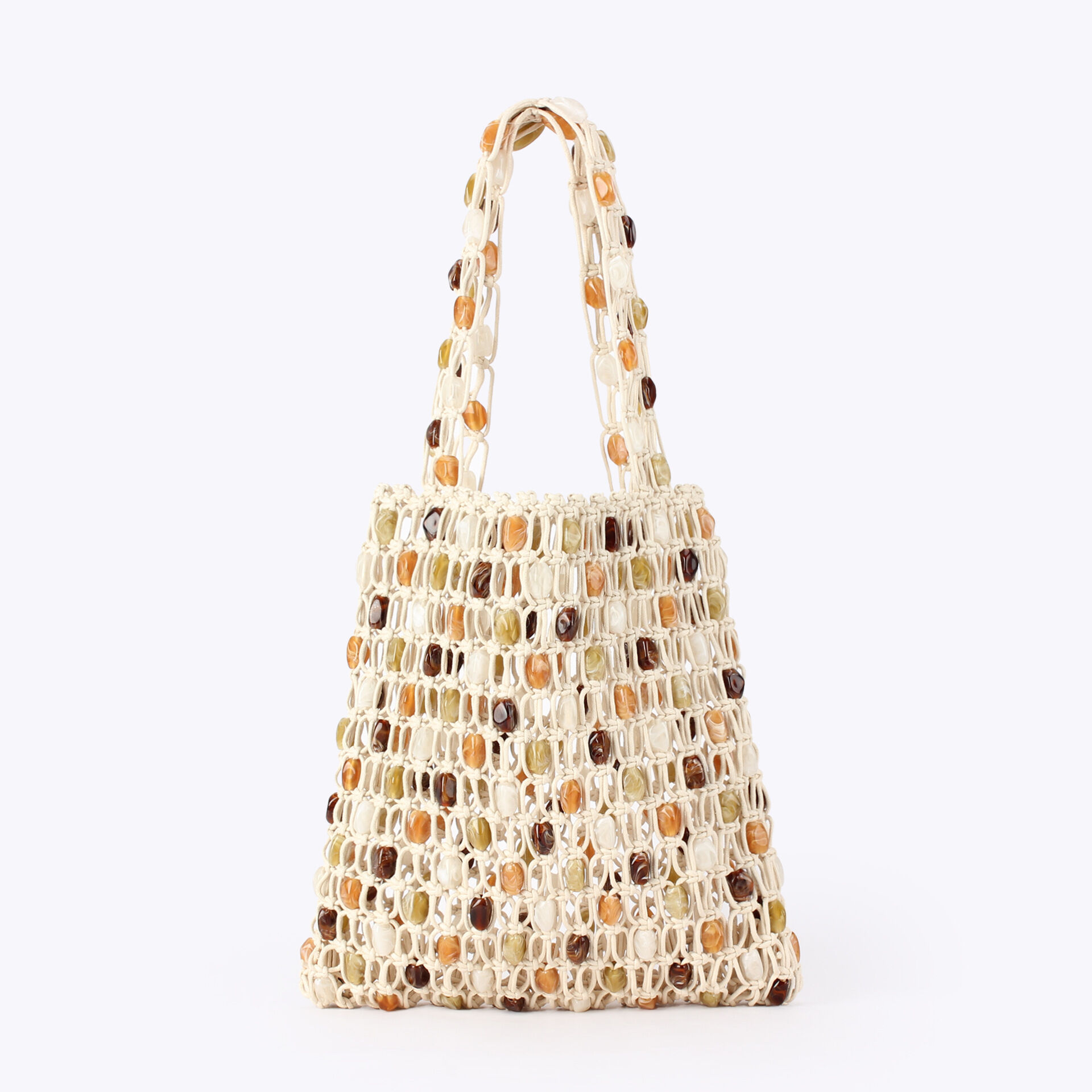 Designable Vacation Beads Cotton Women's Beach Bags 