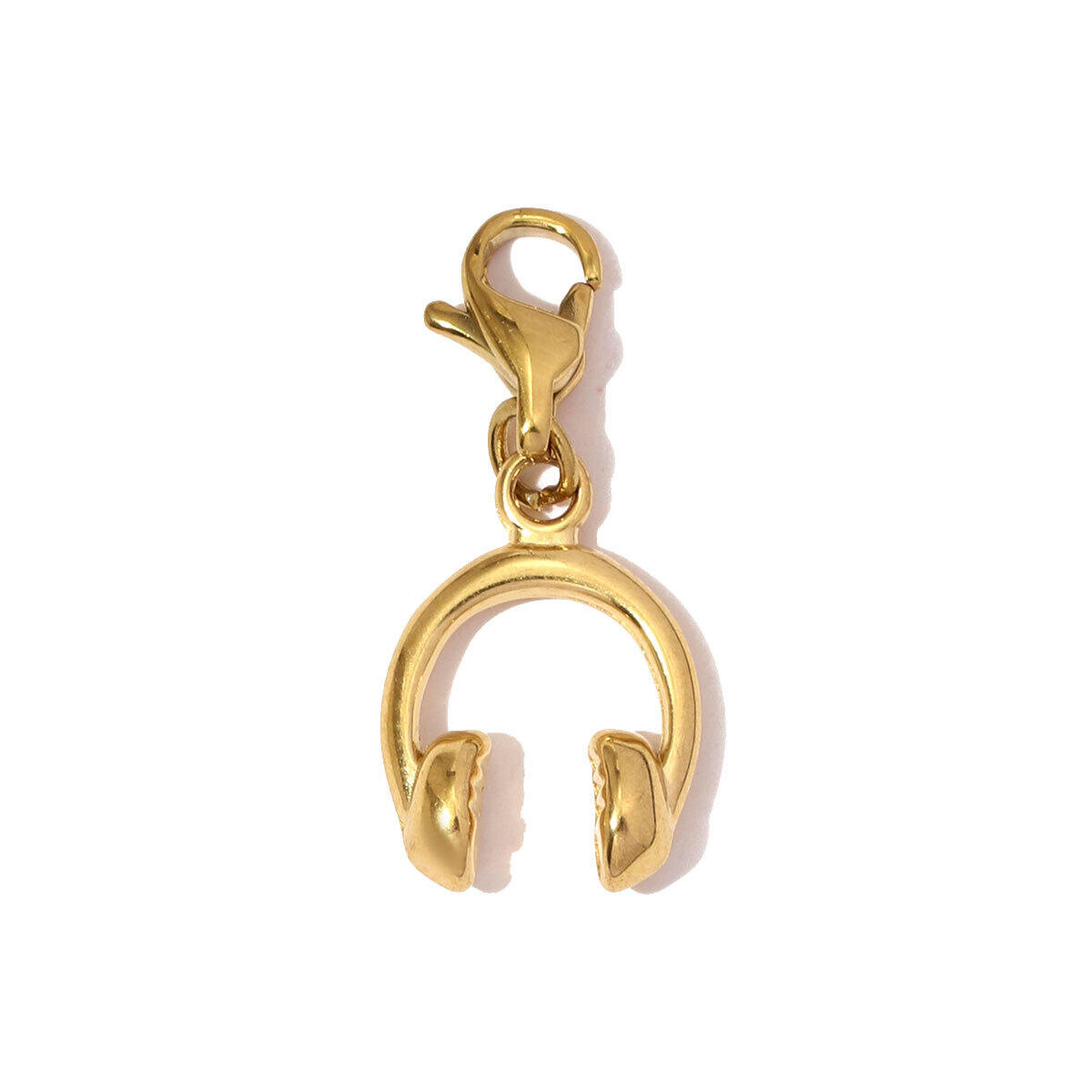 Sports Series DIY Titanium Steel Lobster Clip Gold Color Women's Pendants h5 