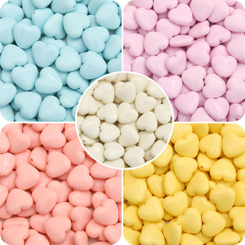 Heart DIY Color of Macaron Acrylic Jewelry Basic Supplies h5Picture3