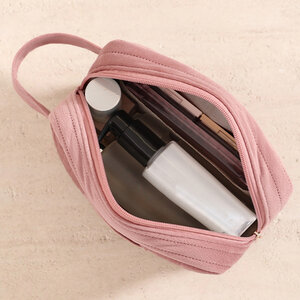 Solid Color Velvet Makeup Bag h5 Picture2