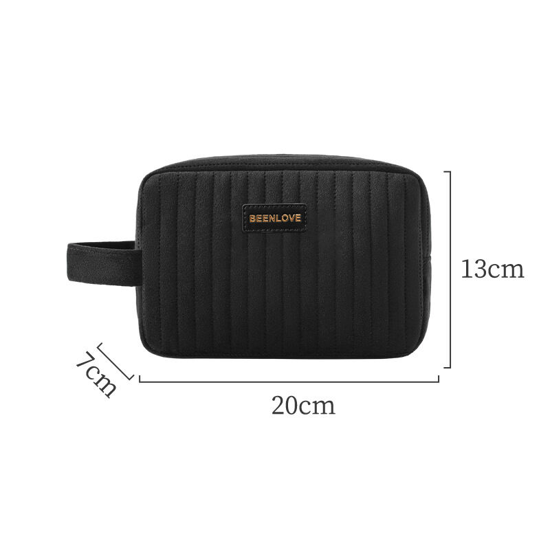 Solid Color Velvet Makeup Bag