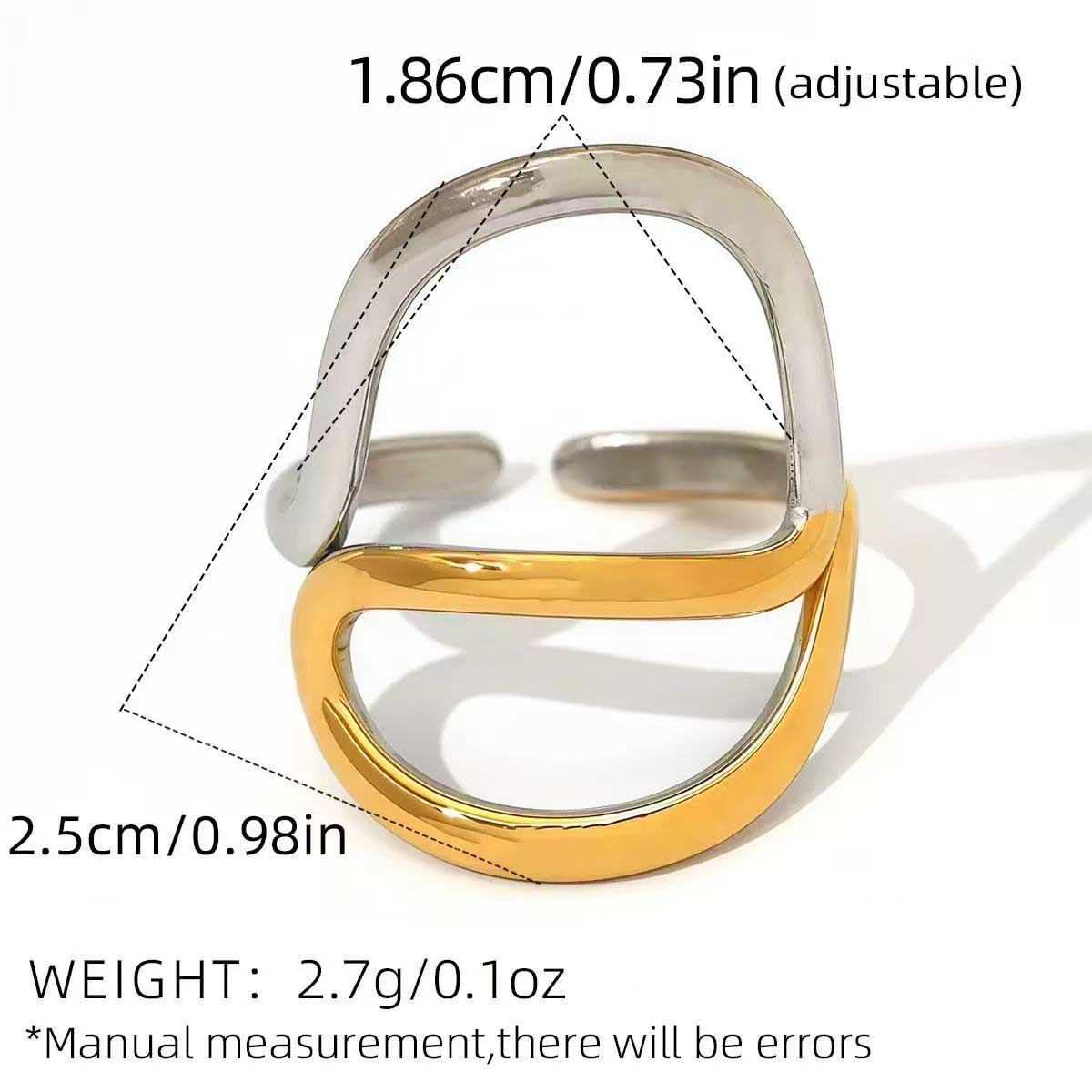 Gold And Silver Color/One Size/FA4-250529-2 Picture2
