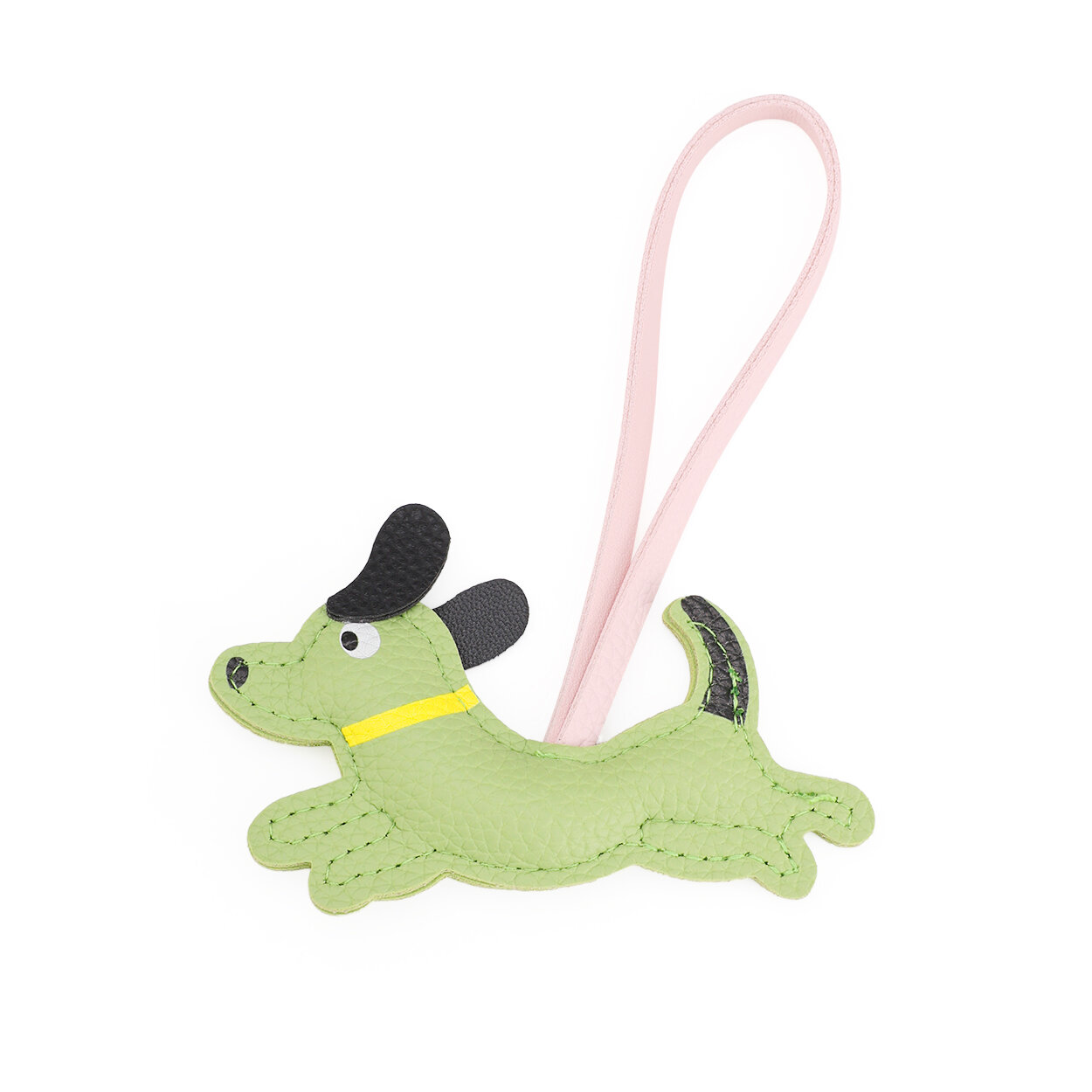 Designable Cute Puppy PU Women's Bag Charms h5 