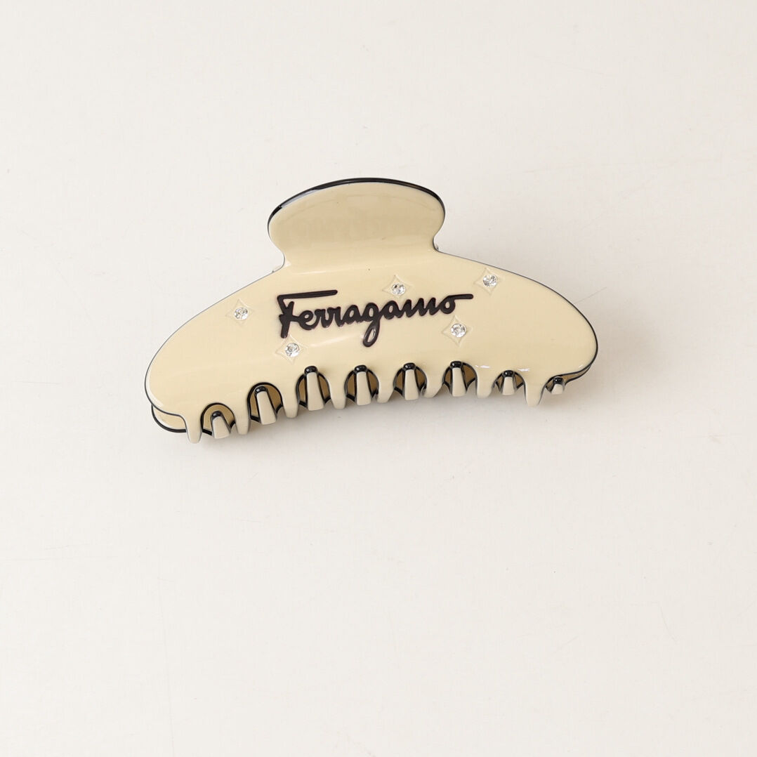 Simple Series Retro Letter Acetate Women's Hair Claws h5